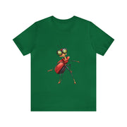 Funny insects collection: teen girl